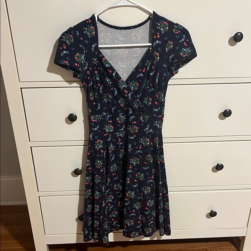 Floral Navy Dress